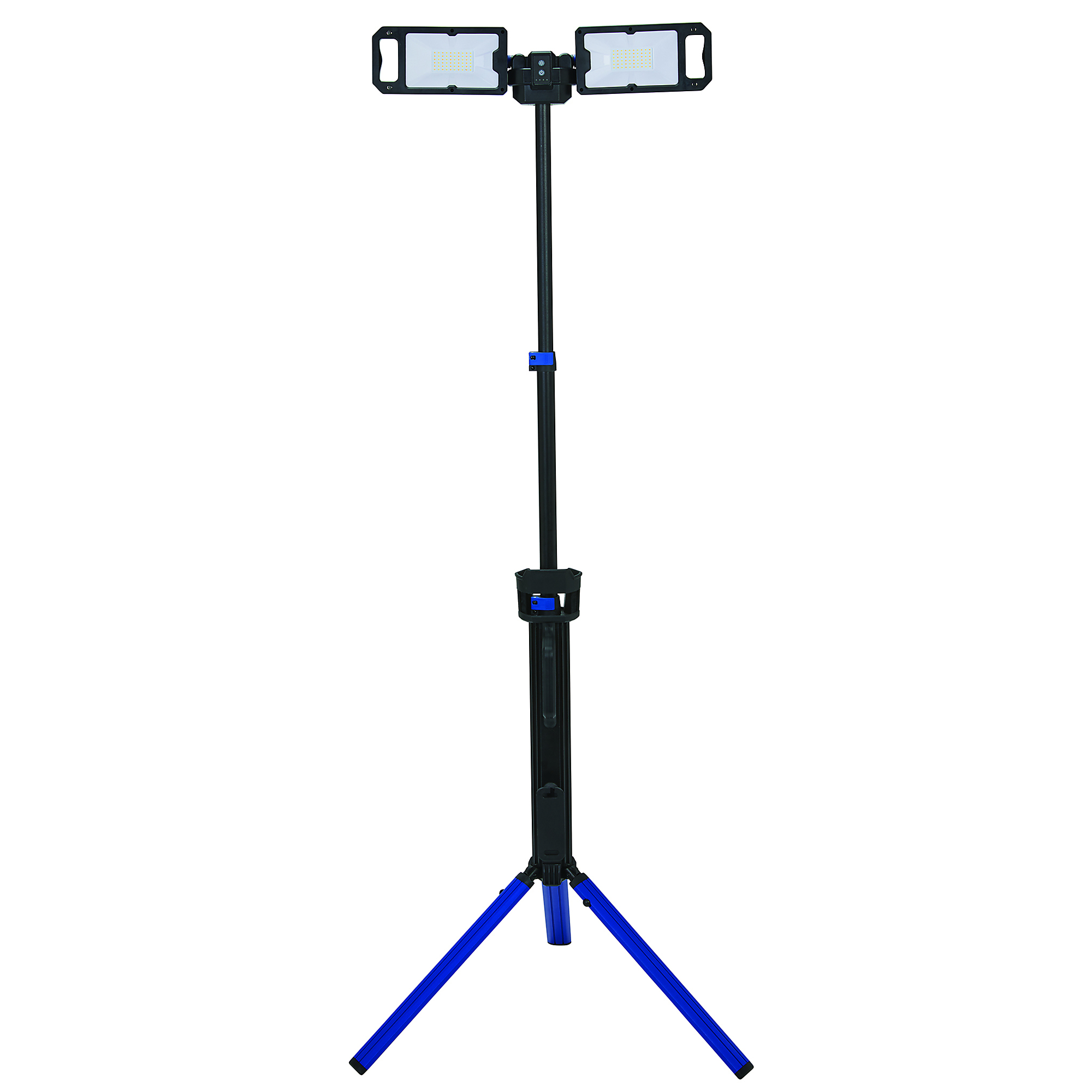Strongway ProSeries 10,000-Lumen Rechargeable LED Tripod Worklight, Dual-Color, USB-C Charging, IPX4